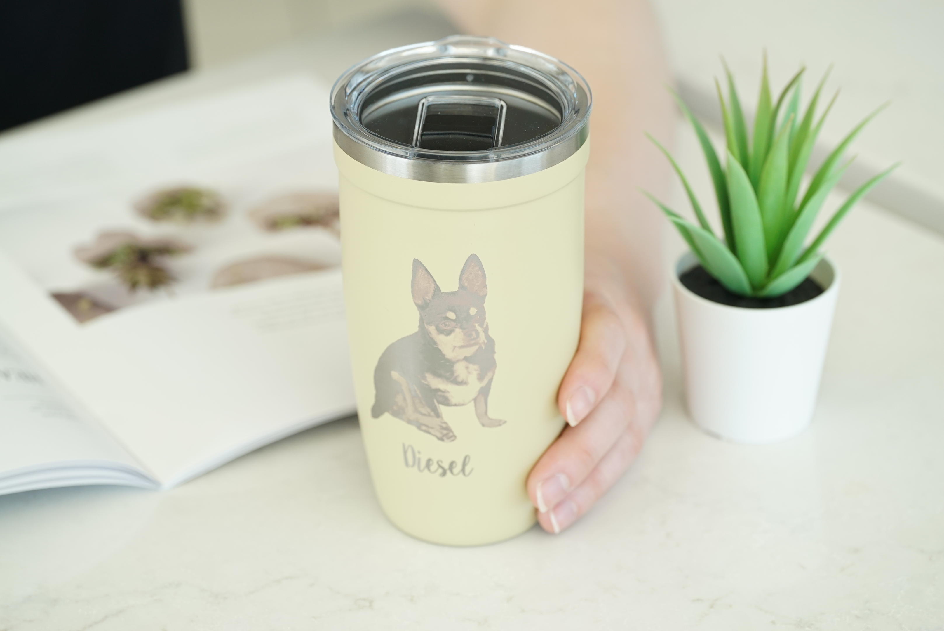 Custom mug with favorite photos for family
