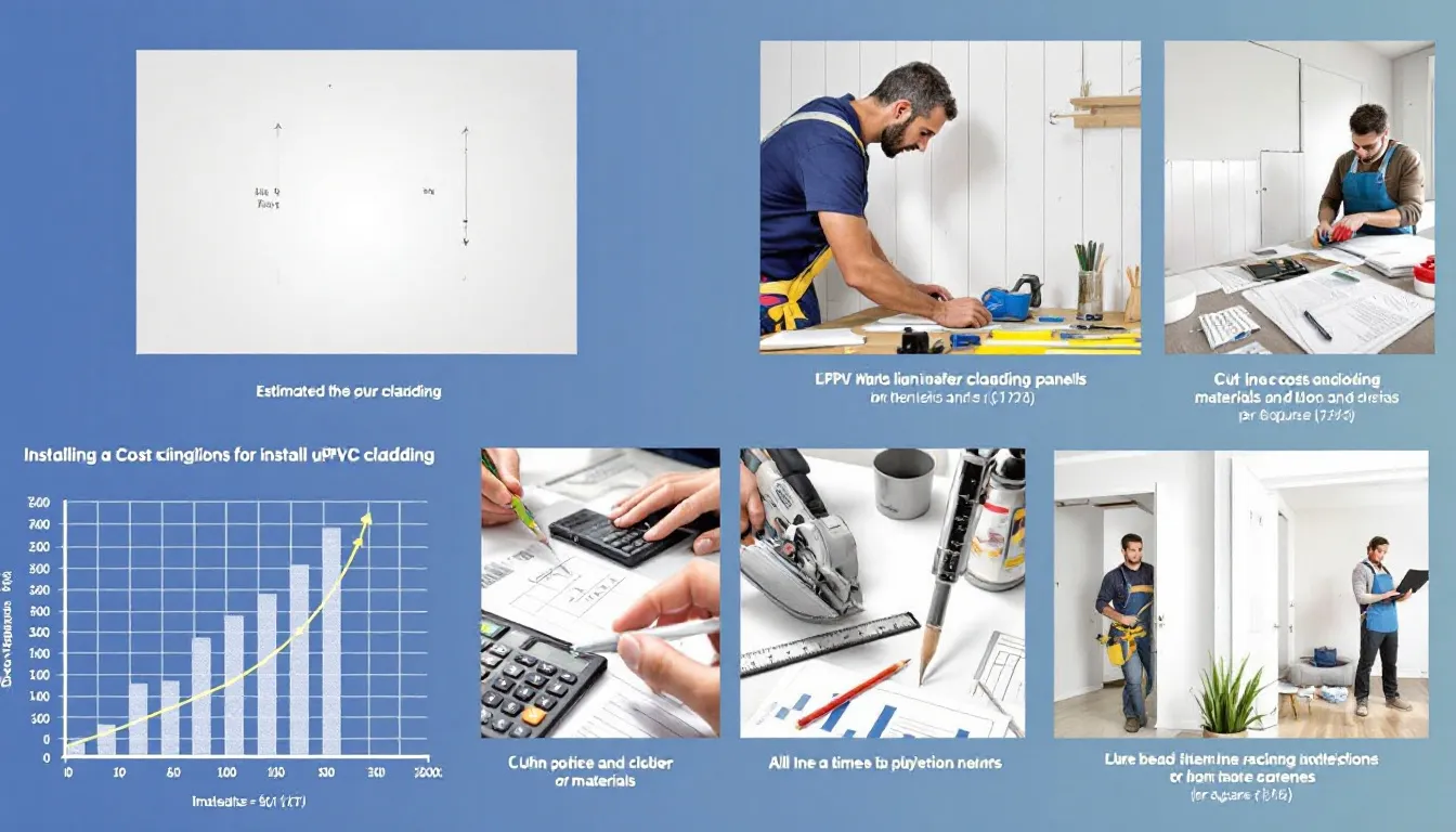 Cost breakdown of installing uPVC cladding with graphs and charts.