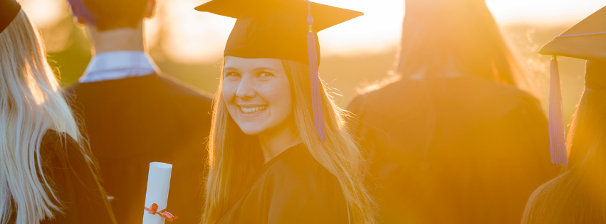 Senior Picture ideas can be simple, like with your cap and gown.