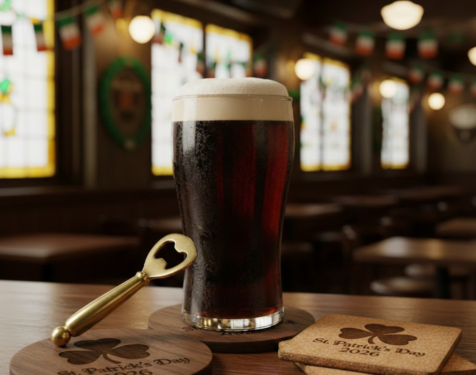 Protect Tables with Branded Coasters & Bar Accessories