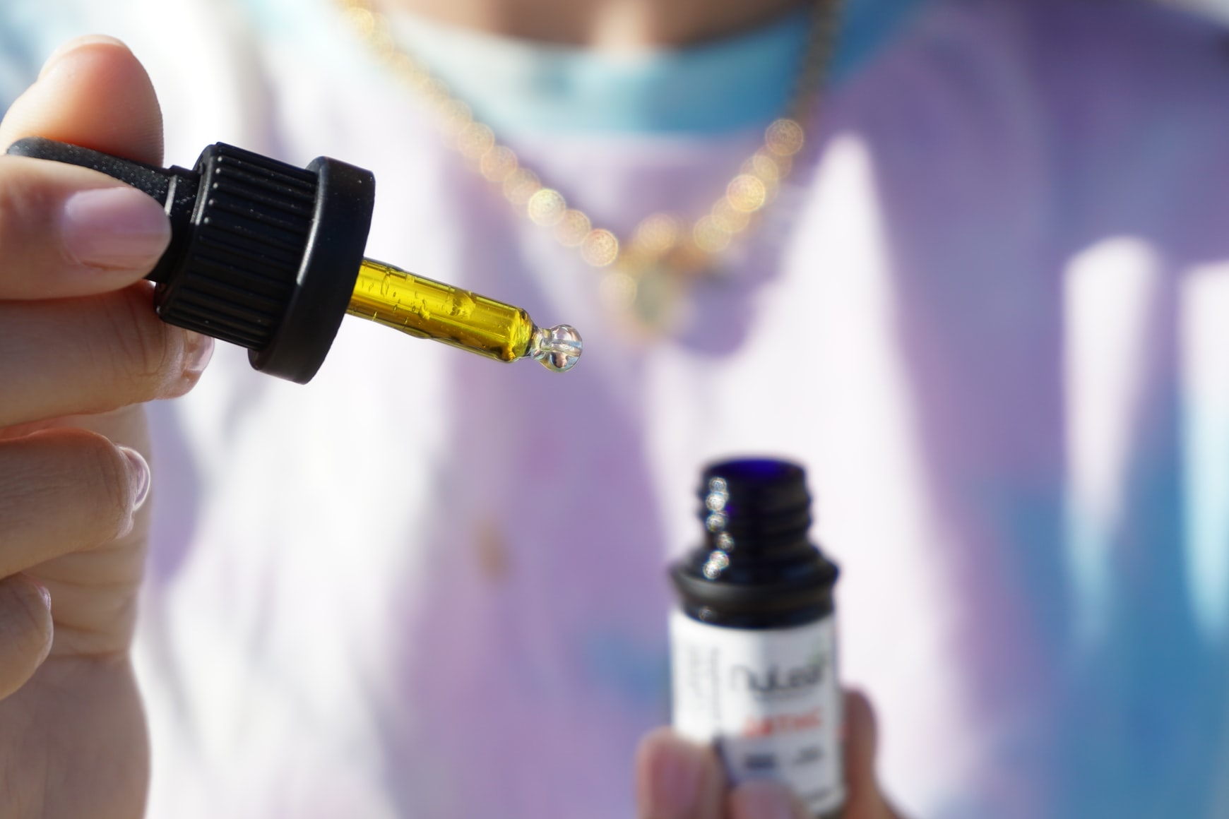You can place a few drops of CBD tinctures under your tongue. 