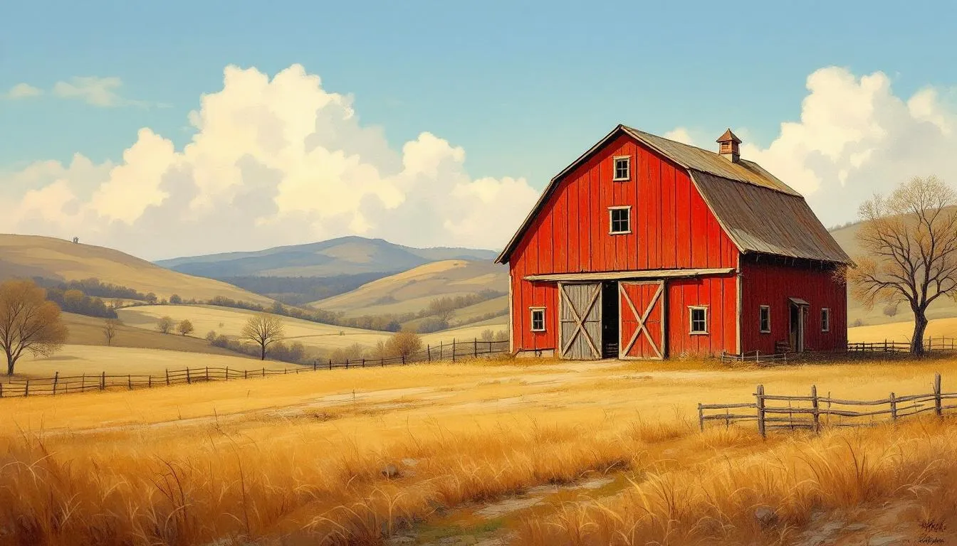 Craftsmanship in oak framed barn construction.
