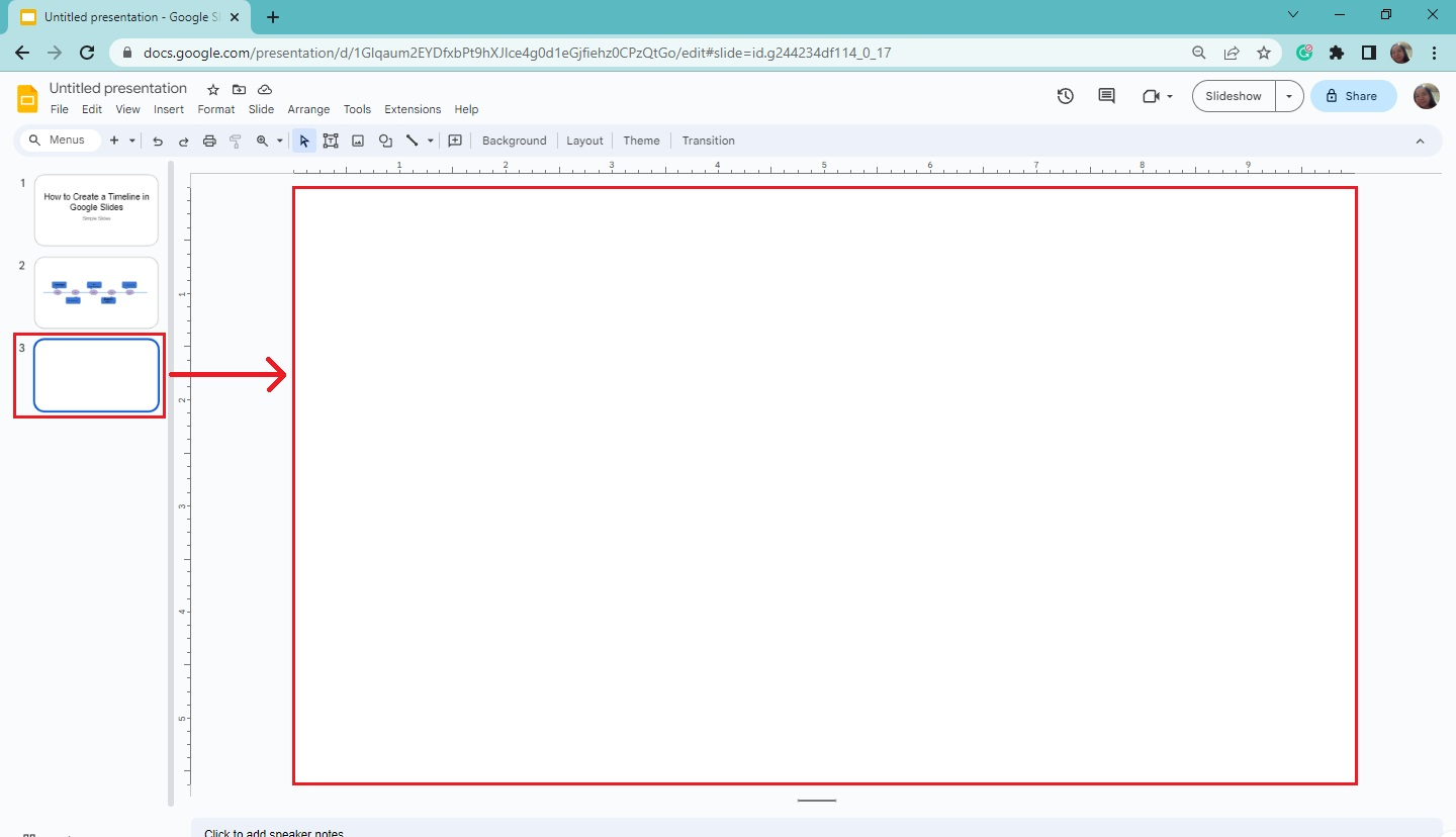 How to Create a Timeline in Google Slides - Tutorial