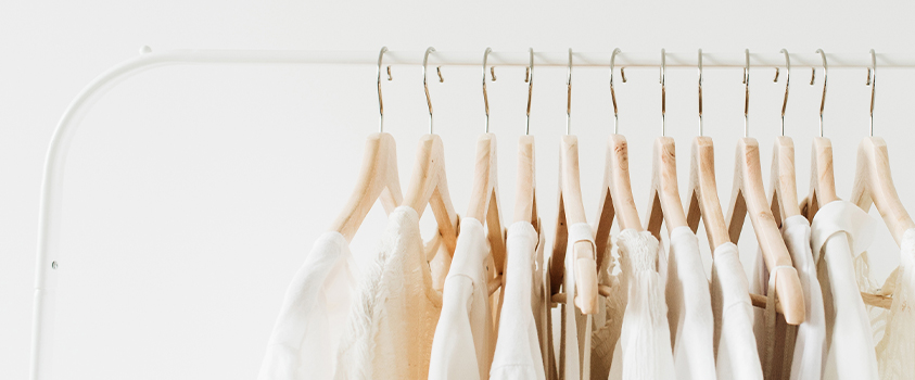 A garment rack is a great solution for the home with little space but lots of clothes.