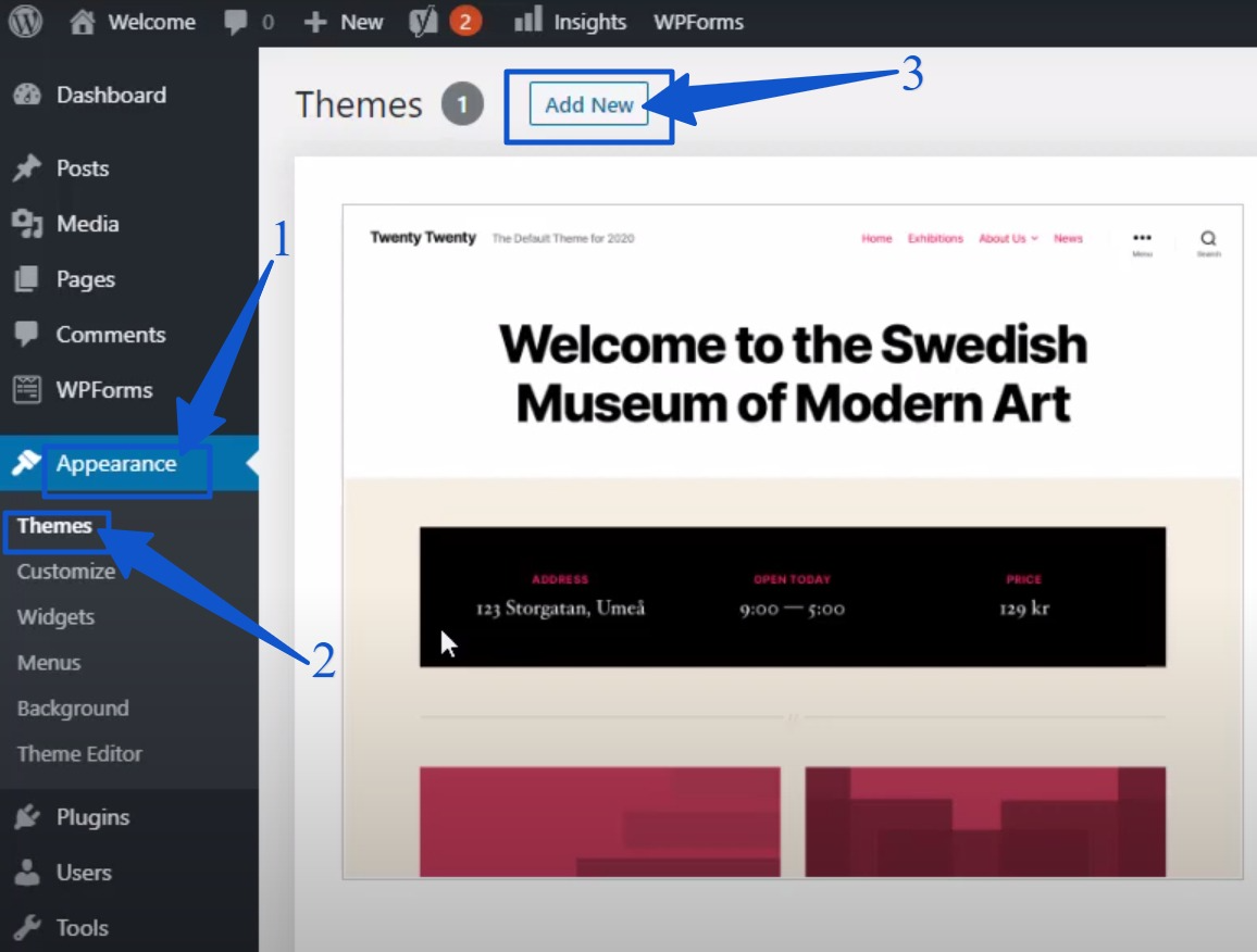 Choose your WordPress theme