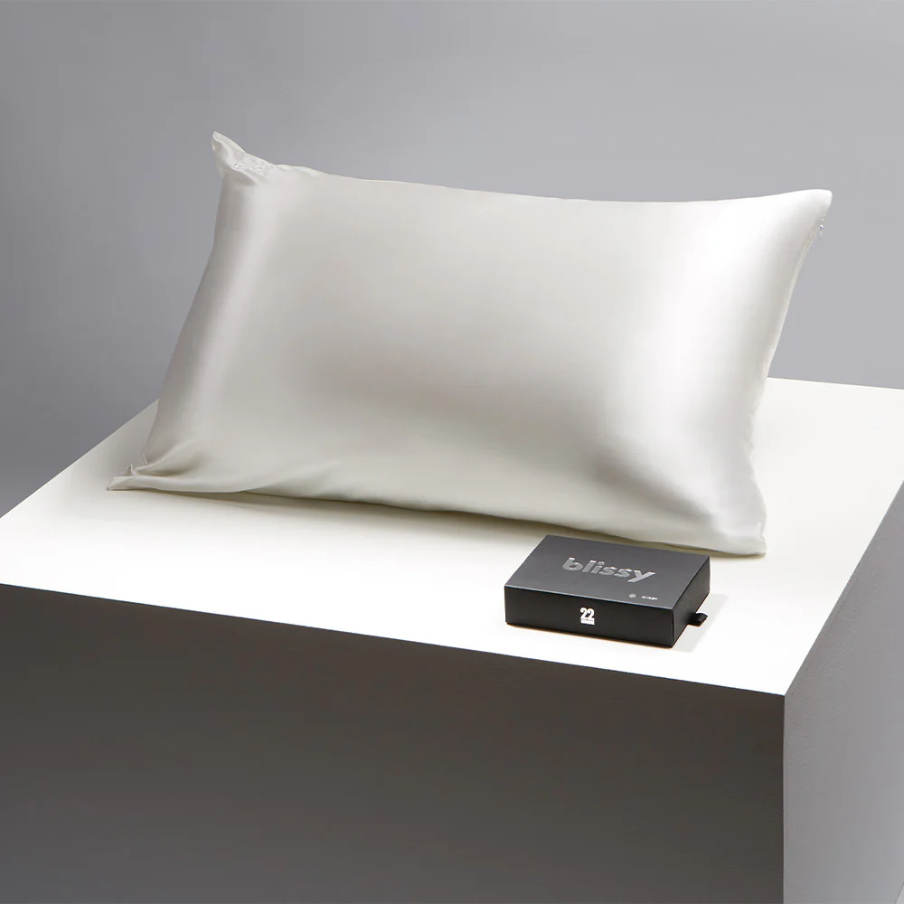 Blissy Silk Pillowcase- White
