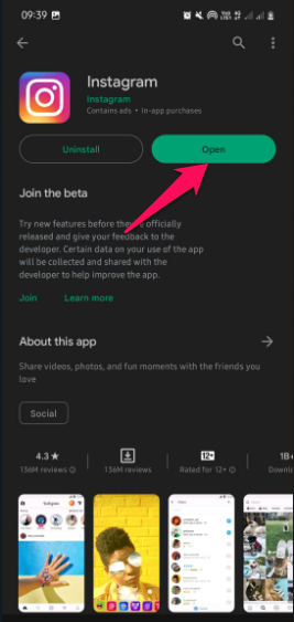 Download the Instagram App