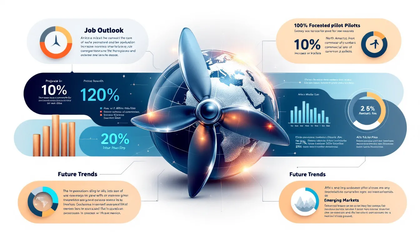 Job outlook and future trends for pilots.