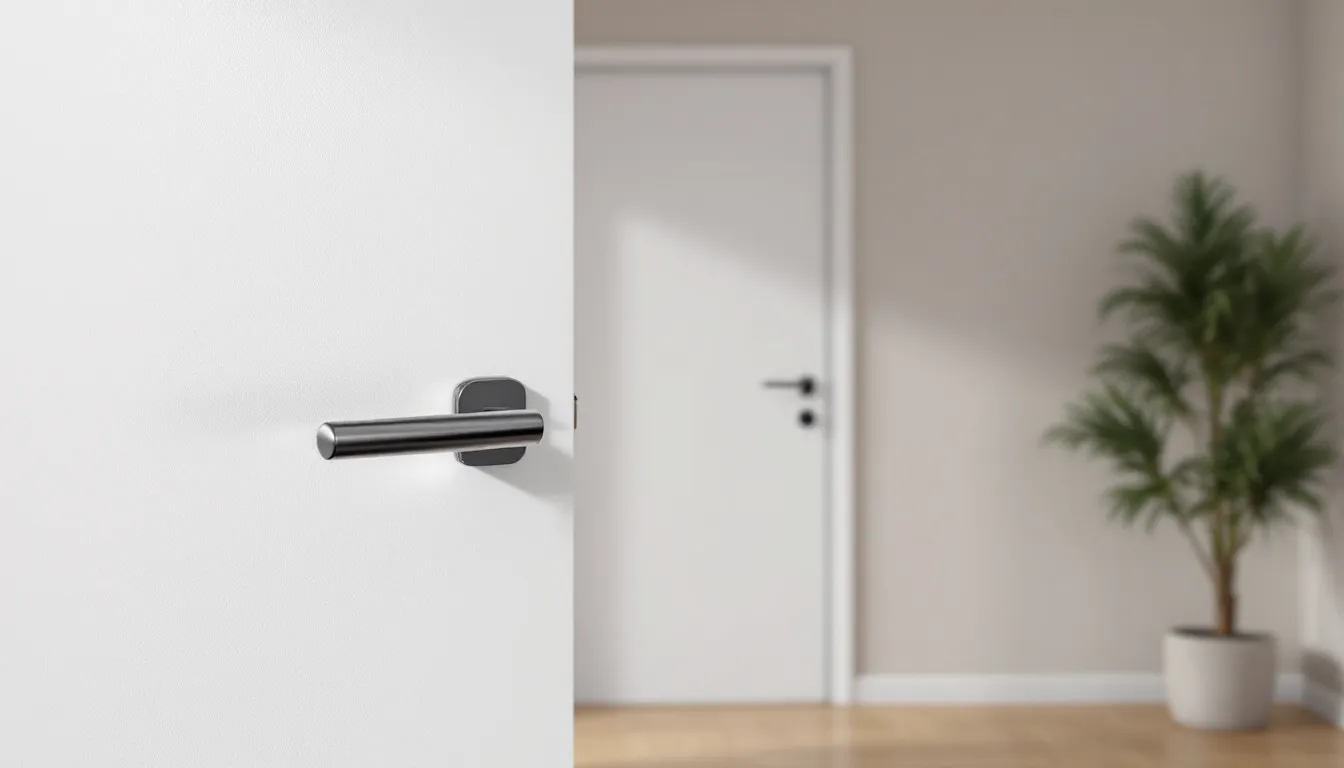 Een onderhoudsvriendelijke kunststof voordeur die eenvoudig te reinigen is, met een moderne uitstraling en hoge isolatiewaarde. De deur is voorzien van helder glas en heeft een lange levensduur, waardoor het een perfecte keuze is voor elke entree.