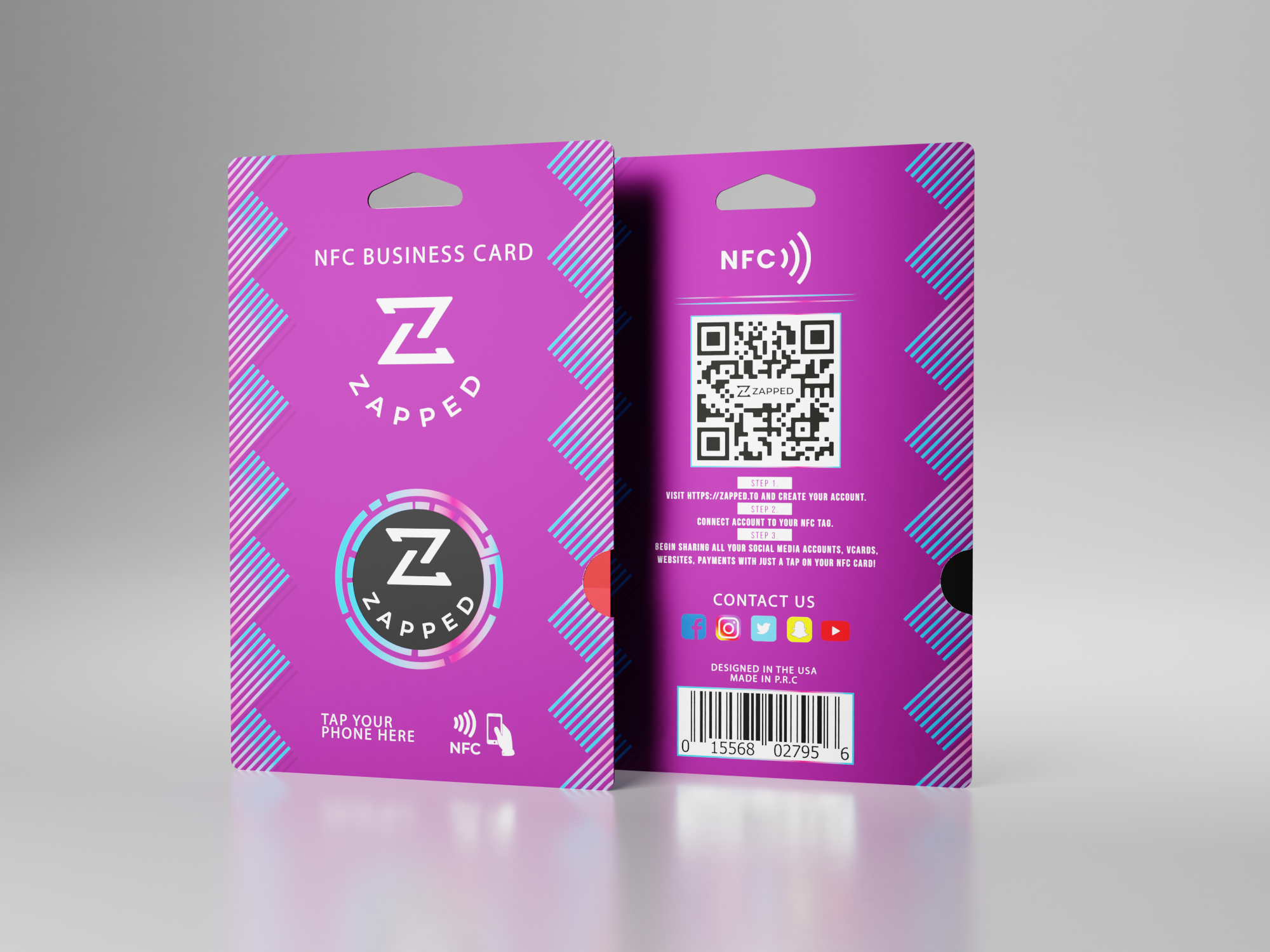 nfc chip existing digital business card