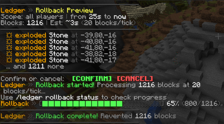 Ledger smp mods for minecraft