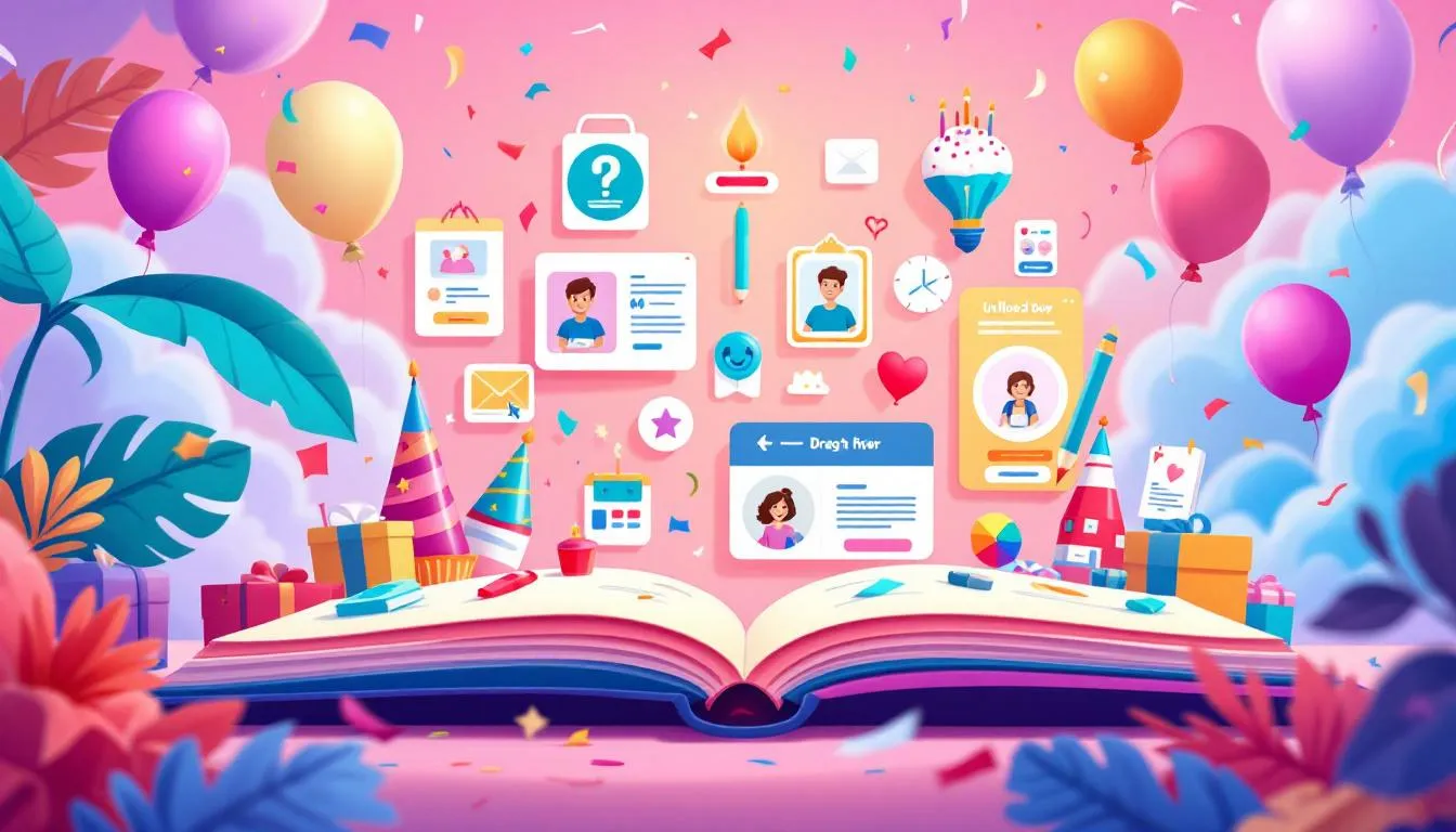 A step-by-step guide to creating photo birthday cards online with user-friendly tools.