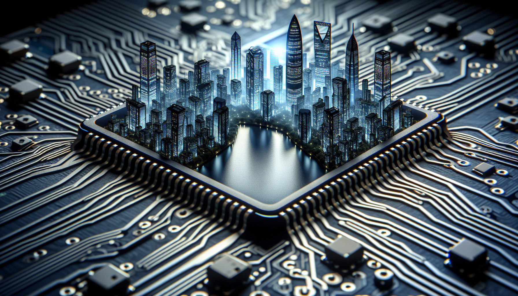 Illustration of automotive microcontrollers developed by Shenzhen Informic Electronics