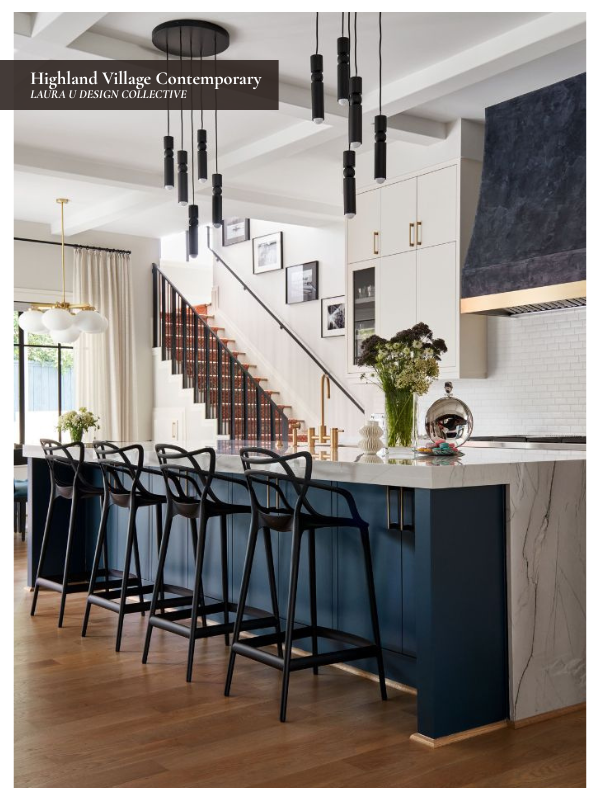 kitchen designed by Laura U Design Collective