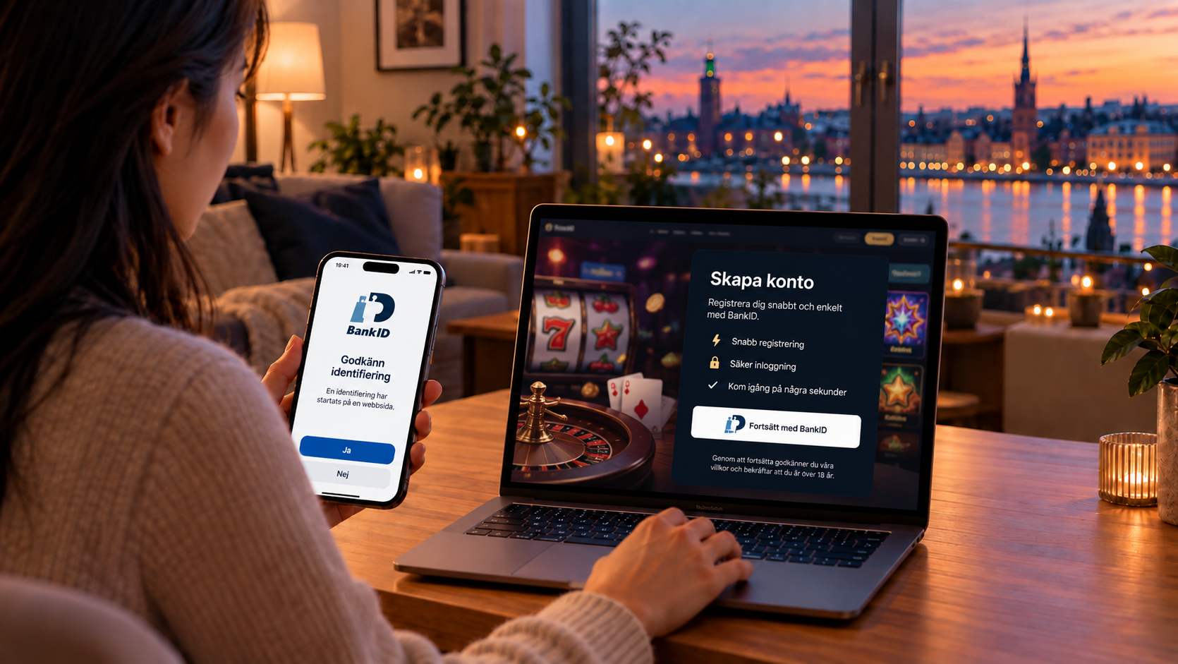 Registrera dig och spela casino online
