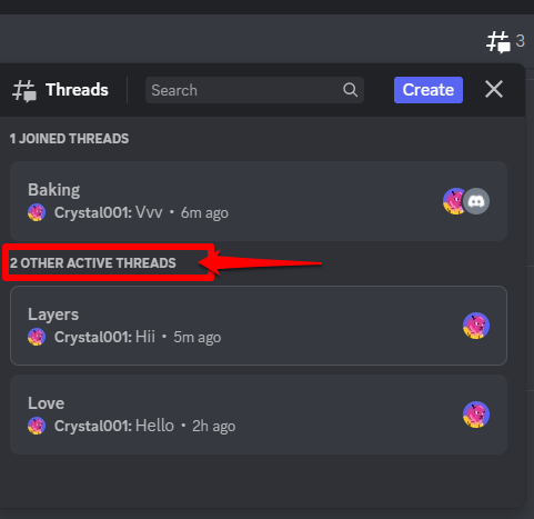 Make Threads Button always visible (on mobile) – Discord