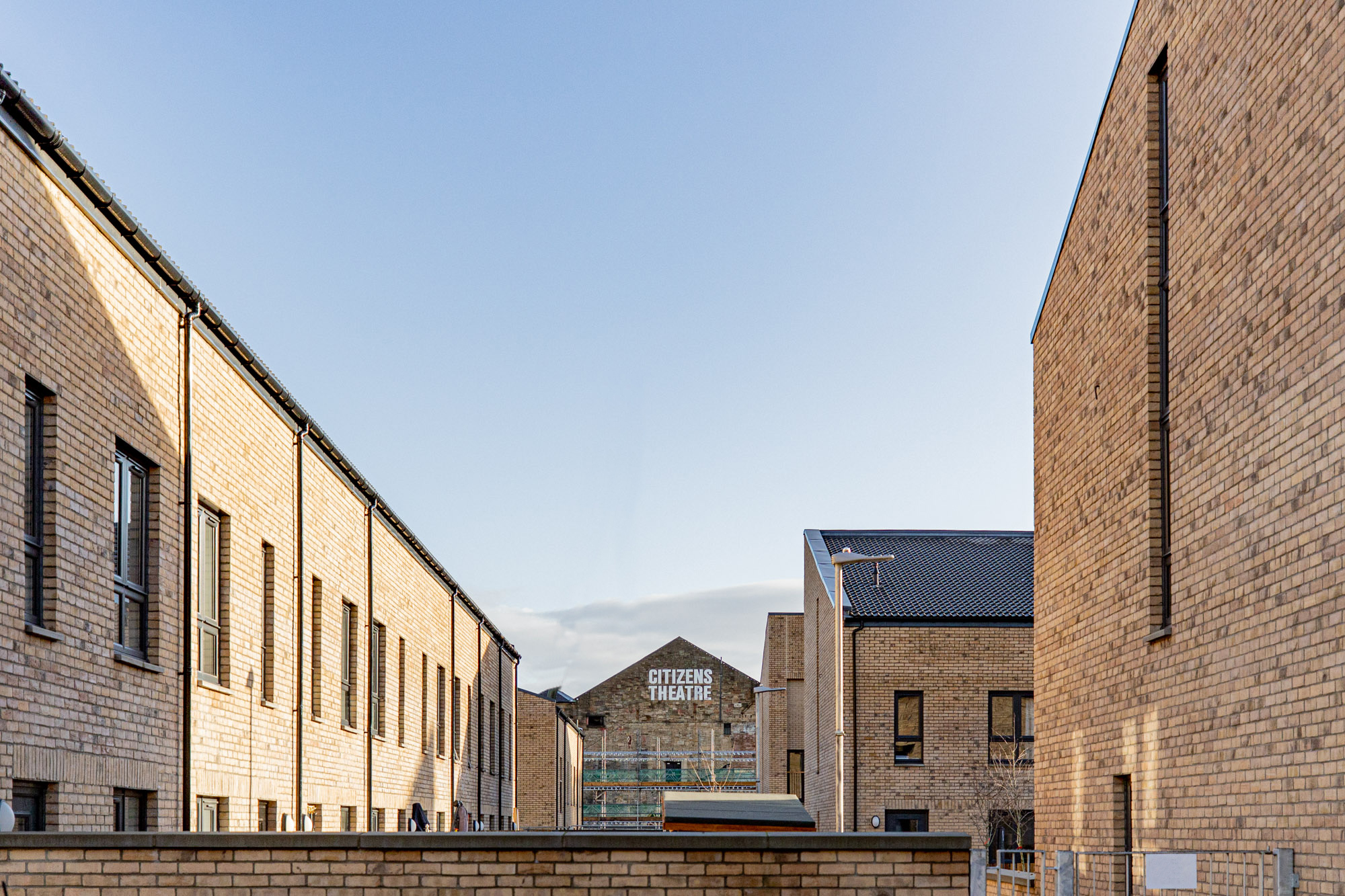 housing development in the centre of glasgow city 