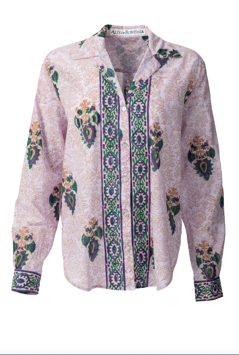 Alix of Bohemia Patti Lavender Fields Shirt  $390.00 USD