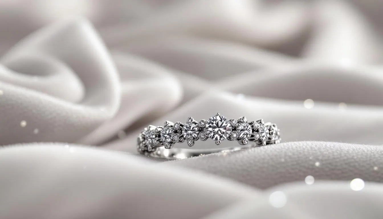 The image showcases a stunning collection of 925 sterling silver rings, featuring various designs including chunky silver rings and elegant stacking rings adorned with colorful stones like amethyst, garnet, and cubic zirconia. This vibrant assortment is perfect for celebrating every moment, offering a bold statement for any occasion.