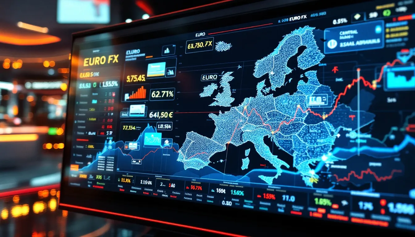 Key factors influencing euro fx prices illustrated with graphs.