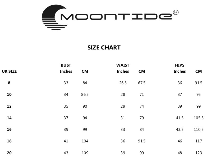 How To Find Your Swimsuit Size Moontide Swimwear Uk 0161