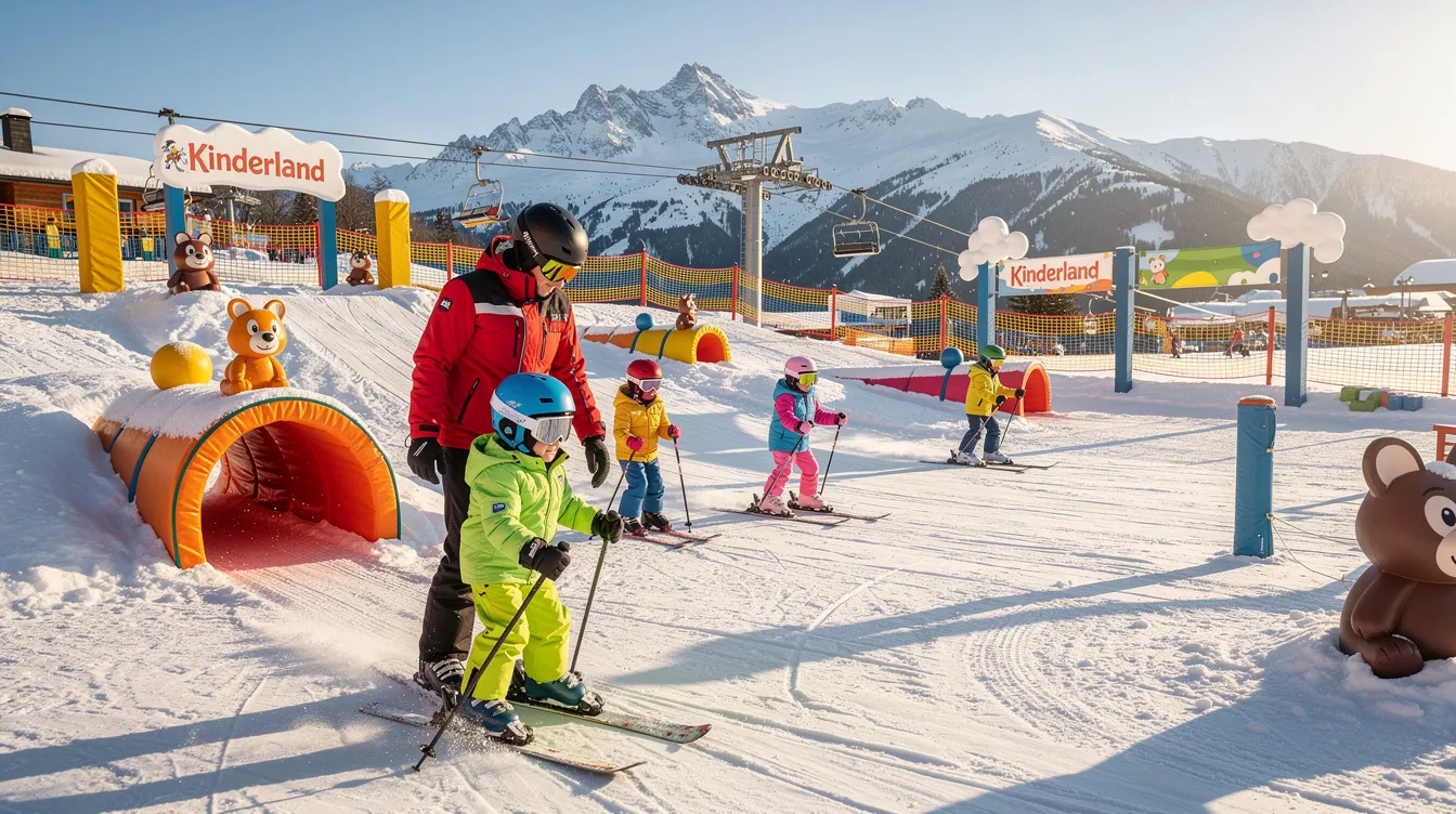 Die besten Skikindergärten in den Alpen