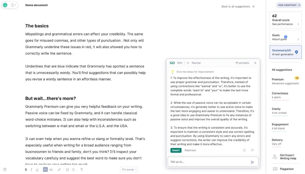 Grammarly KI-Marketing-Tool