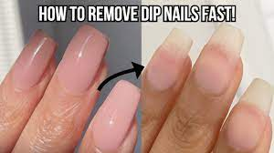 4 WAYS TO REMOVE DIP POWDER NAILS AT HOME | FAST & EASY - YouTube
