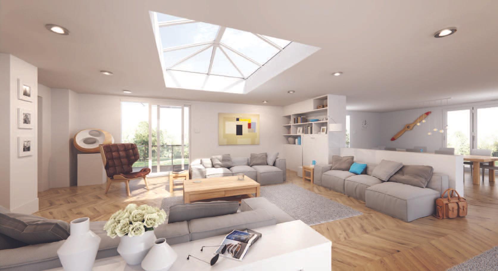 roof lantern interior view 
