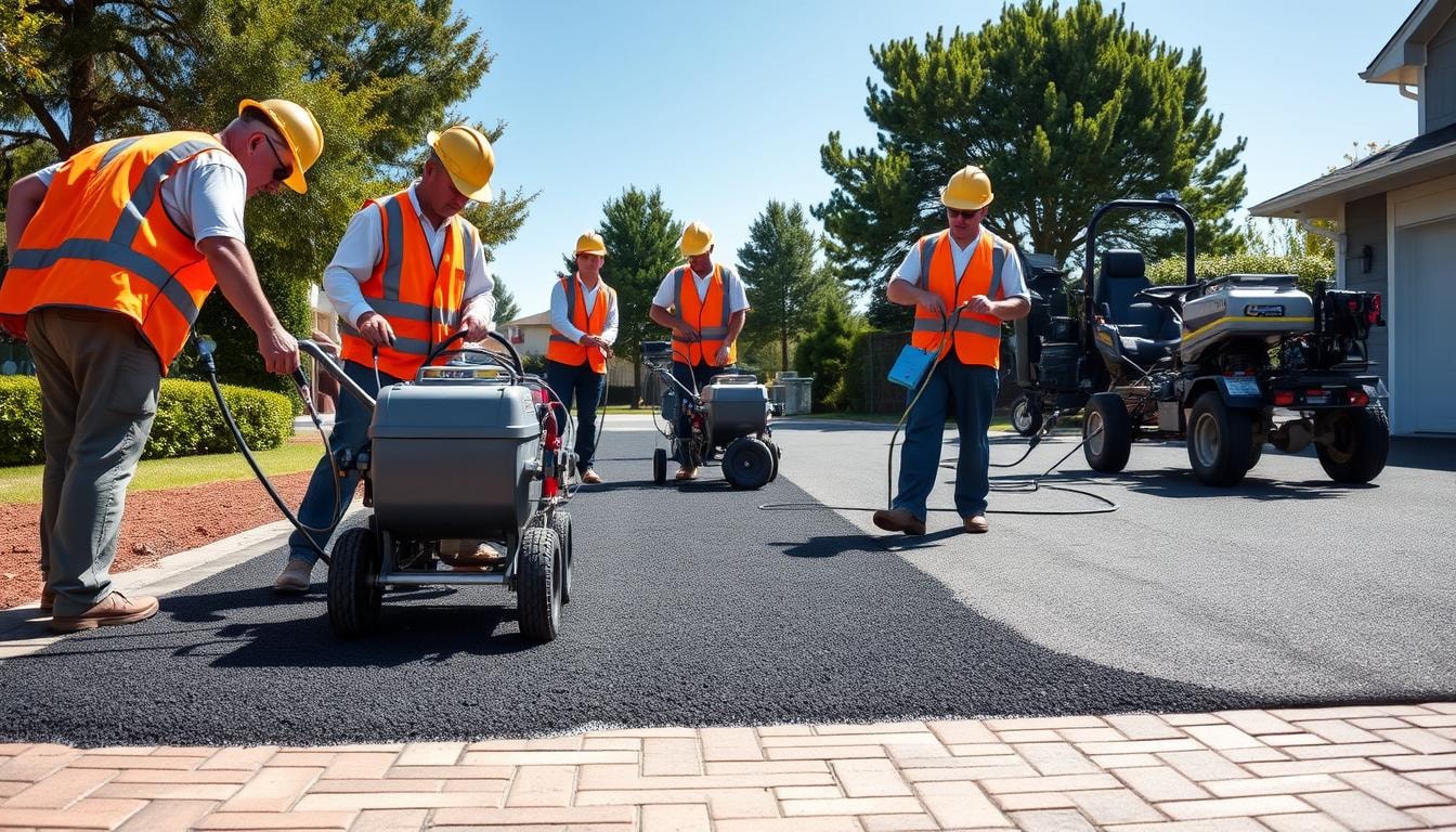 Sealcoating professionals