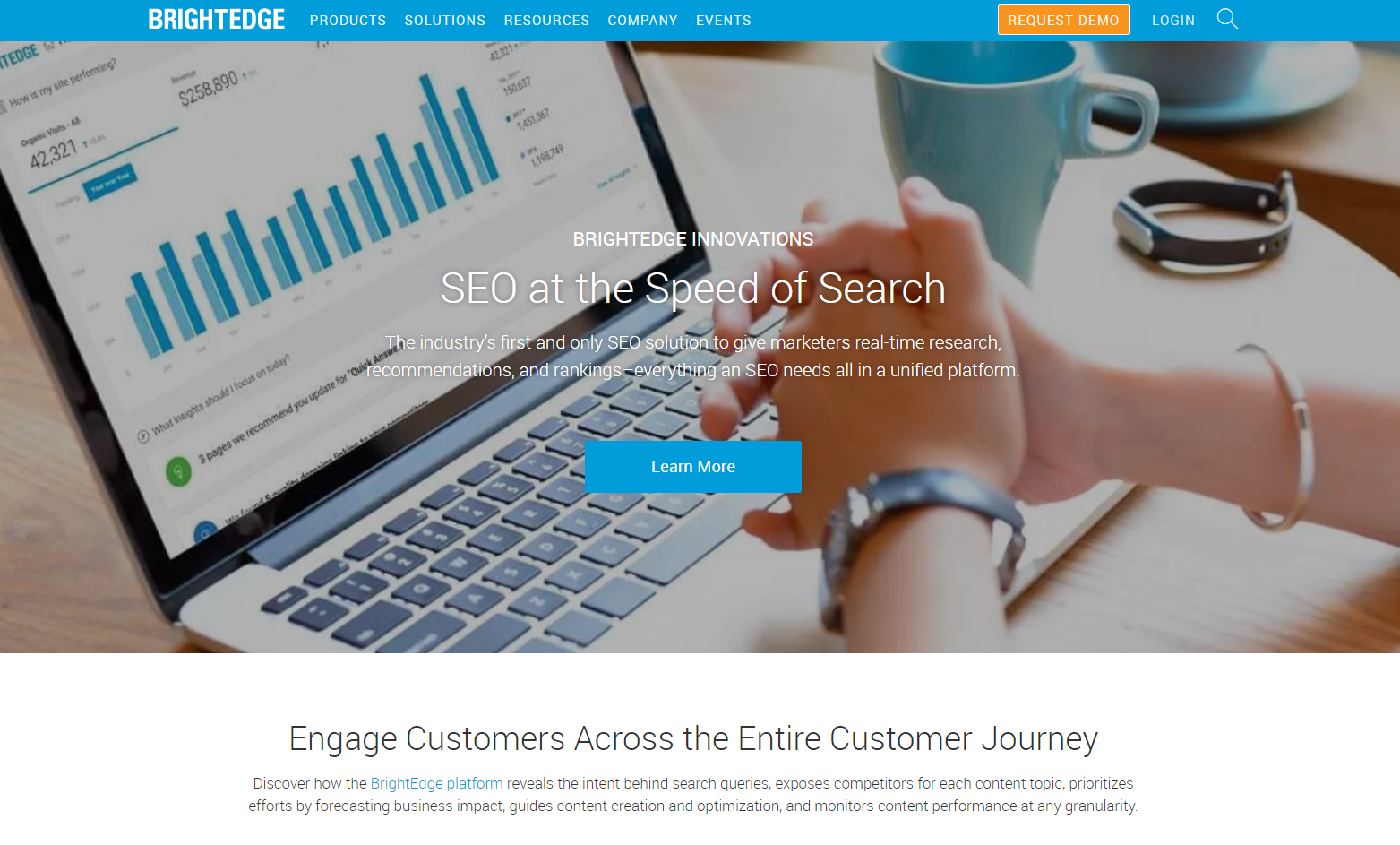 brightedge homepage