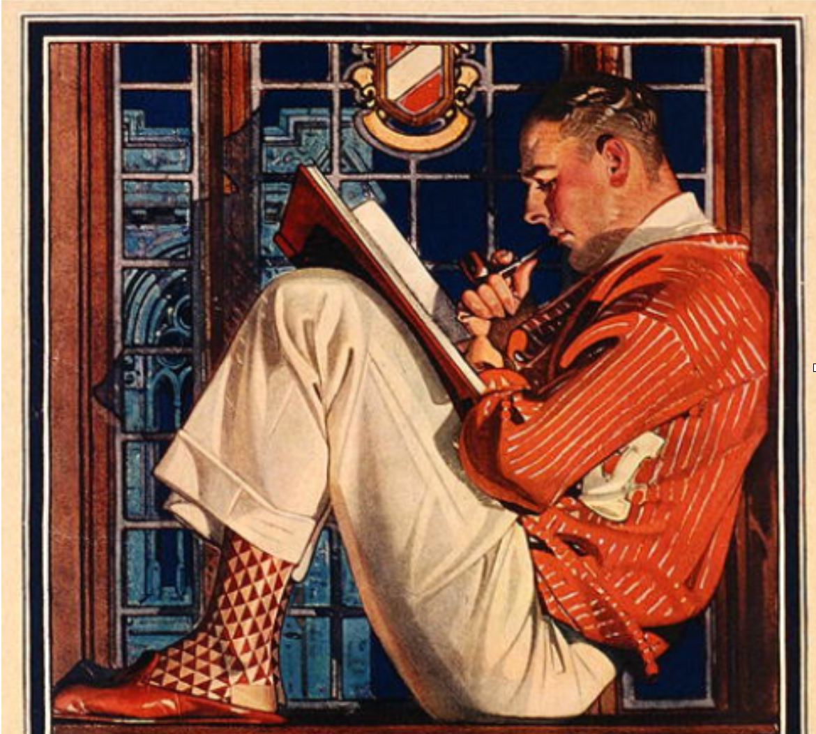 Leyendecker illustration that may have inspired Norman Rockwell