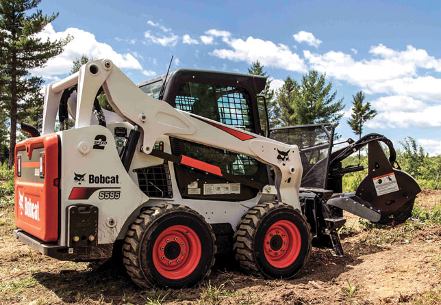 hydraulic system with pallet forks