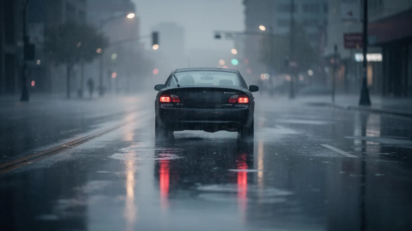 Driving in the rain