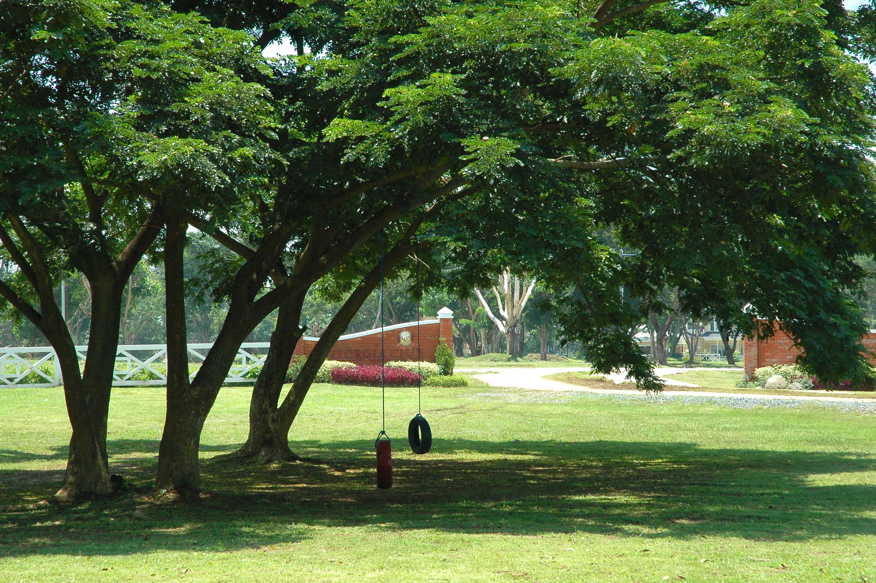 Image of green spaces within the Southern American-Inspired community can be seen in the Philippines