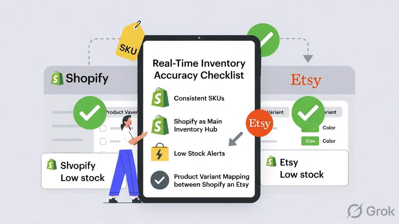 sync inventory between etsy and shopify