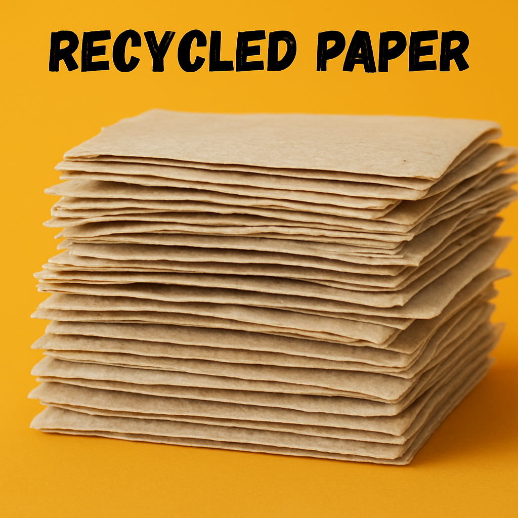 an illustration of a Recycled Paper | Itendee