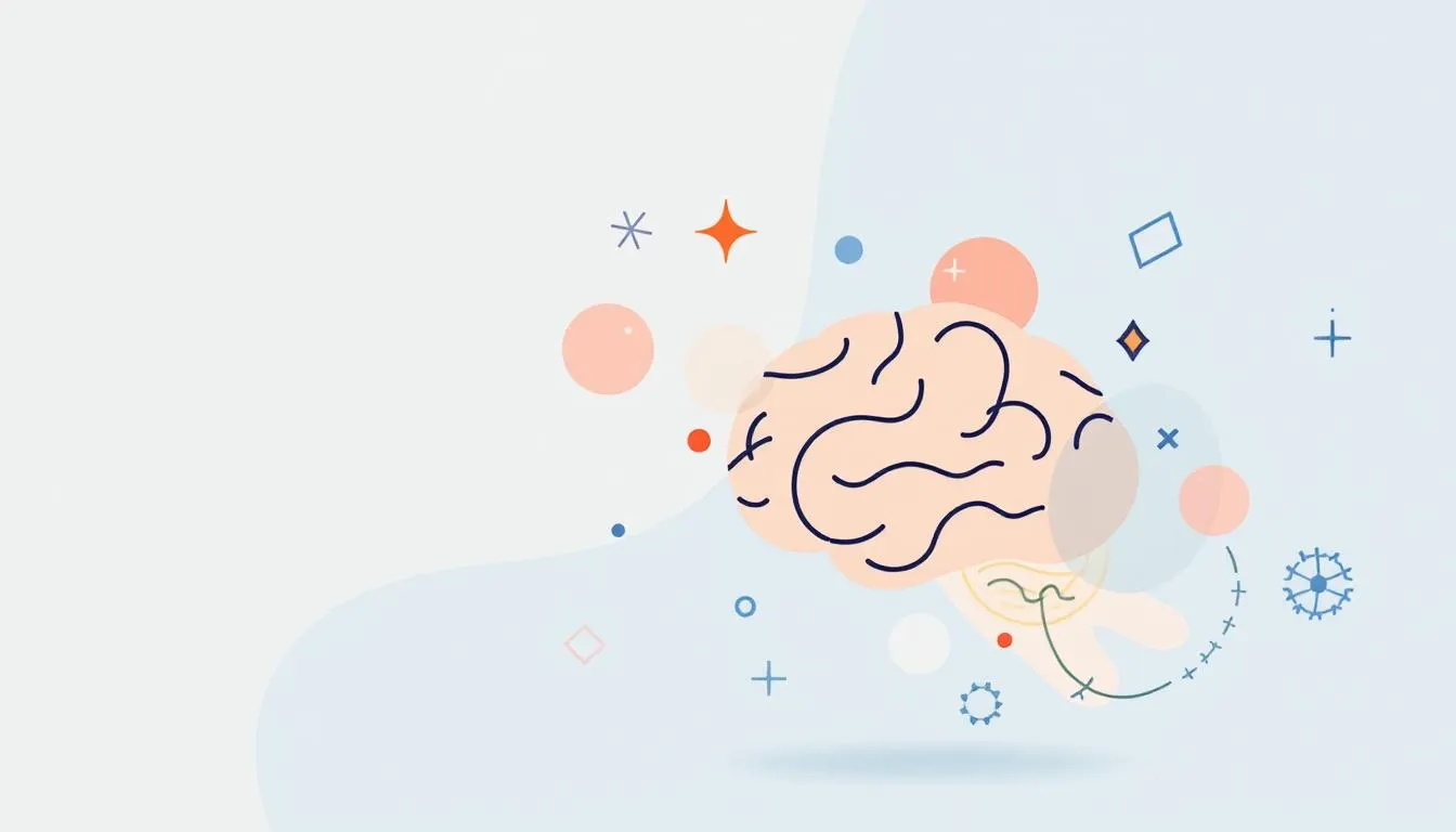 An illustration depicting the effects of inositol for anxiety relief.