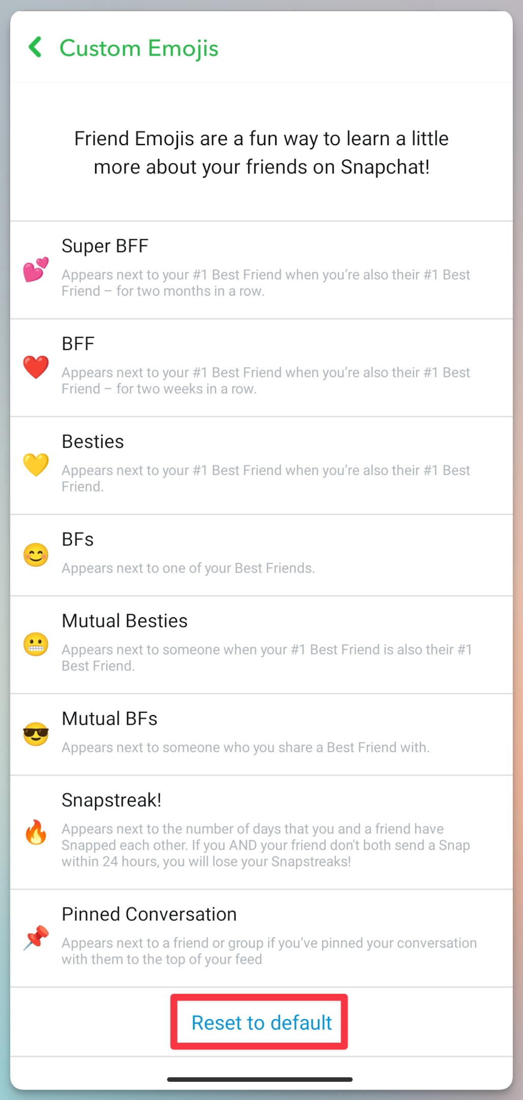 Remote.tools menunjukkan cara menyesuaikan teman emoji di snapchat