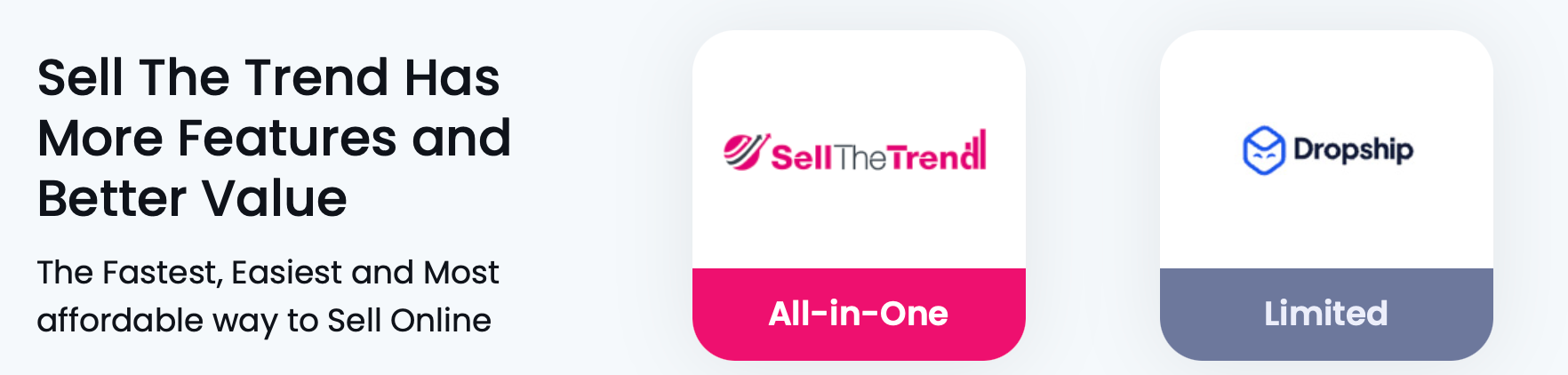 sell the trend vs dropship.io - sell the trend vs dropship.io