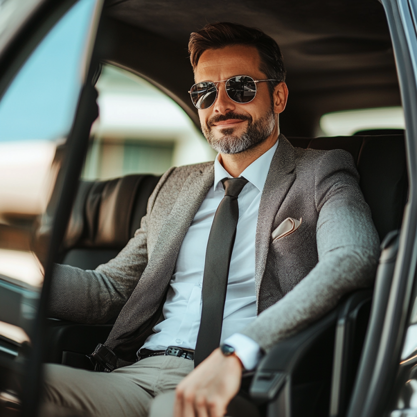 Safety and convenience measures in private airport transfers.