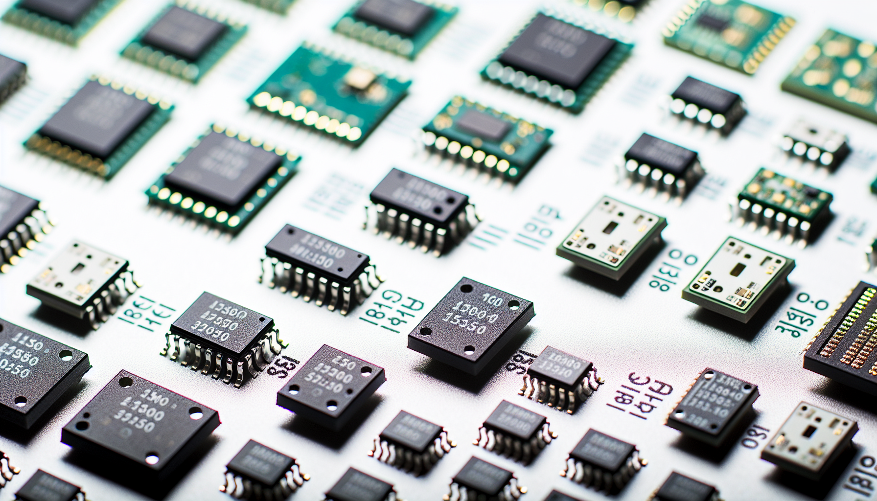 Photo of different types of microcontrollers for IoT applications