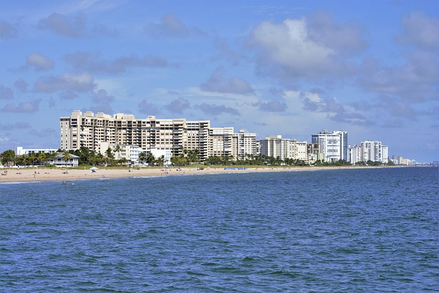 condos, ocean, beach