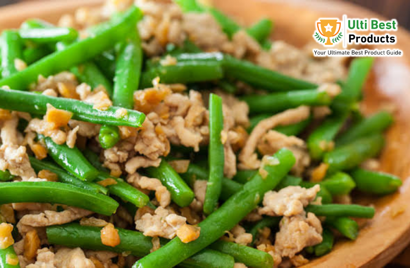 Ground Pork and Green Beans