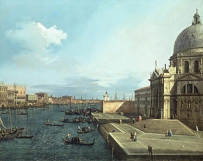 The Grand Canal at the Church of La Salute