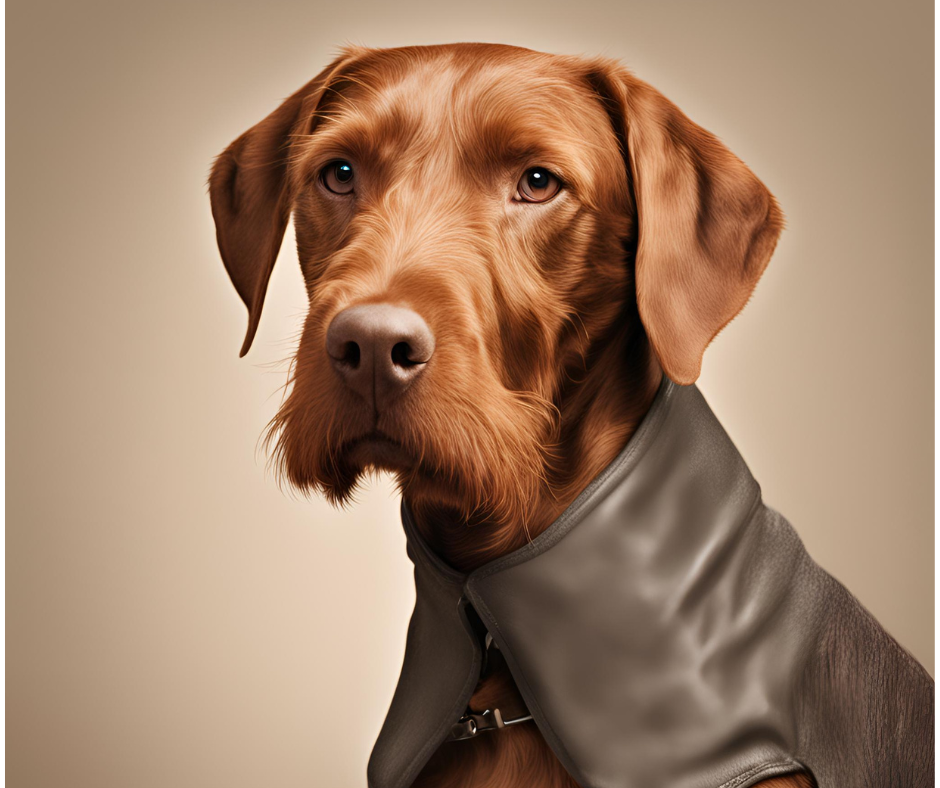 A well groomed Wirehaired Vizsla AI image