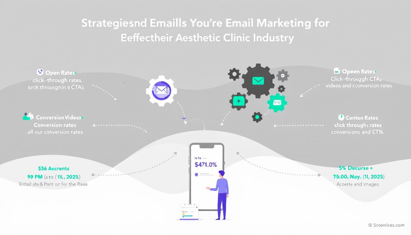 Automatización de campañas de email marketing en el sector de la estética.