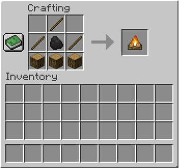 Campfire in Minecraft