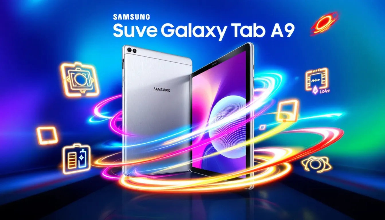 Das Samsung Galaxy Tab A9, ein leistungsstarkes Mini-Tablet mit einem hervorragenden Preis-Leistungs-Verhältnis.