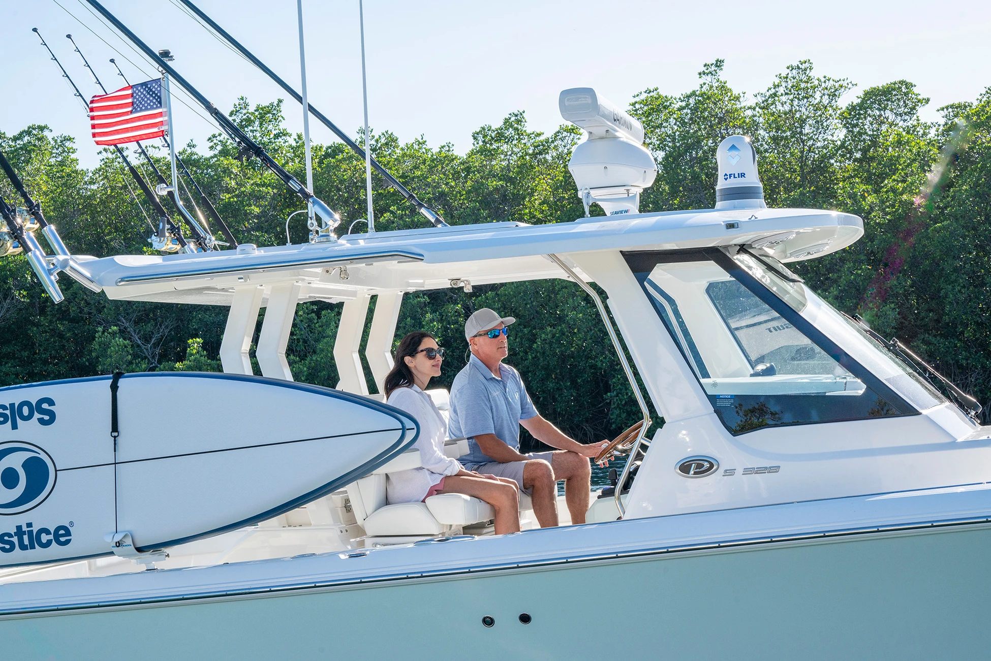 Find your way and choose the best route with a radar system.